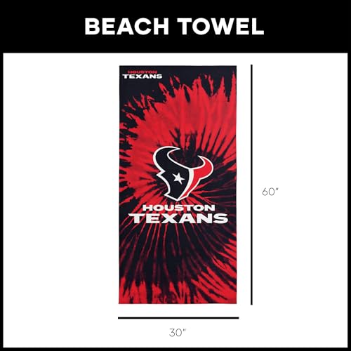 Image of Psychedelic NFL Beach Towel 30x60 Inches by Northwest