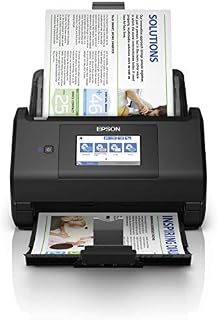 Epson WorkForce ES-60W A4 Battery Powered Portable Document Scanner, Black