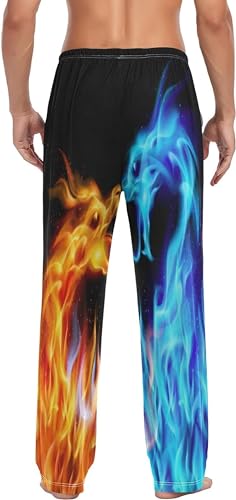 Cute Pajama Pants Mens Lounge Pants Soft Pajama Bottoms with Pockets Drawstring Home Pants2