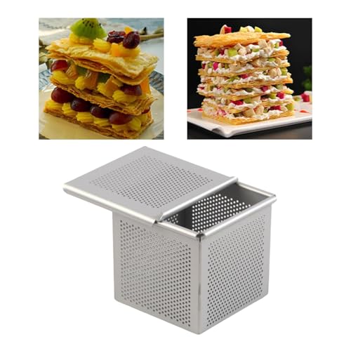 Moule à Pullman en boîte à grillé robuste avec plaque perforée et couvercle - 6