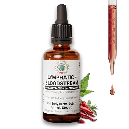Restored By Life Blood Cleanse Lymphatic Flush Support Detox | 2 oz. 59 Servings Tincture Extract