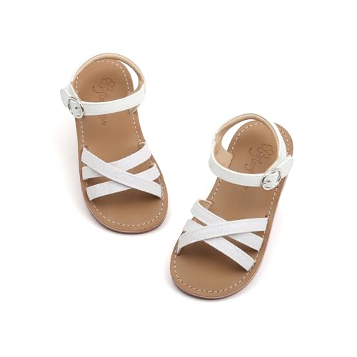 Flaryzone Toddler/Little Kids' Classic Rome Open-Toe Flat Sandals