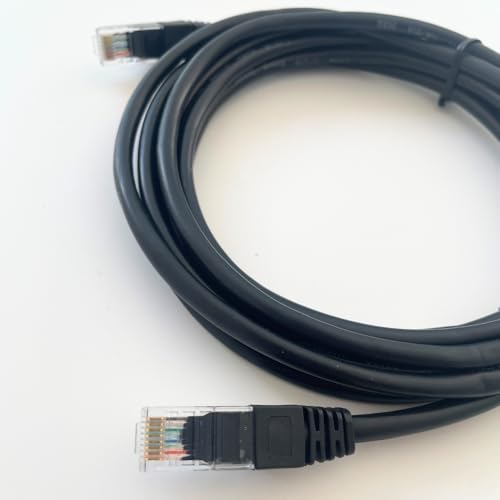 Cable Ethernet Patch Cord UTP Cat 5E 10ft Negro miniatura 4