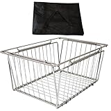 Fonctionnalité étendue : Se connectant parfaitement au couvercle en acier inoxydable, le panier de rangement pliable IGT offre une utilité polyvalente grâce à sa forte adaptabilité, le rendant parfaitement adapté pour une utilisation sur les produits IGT