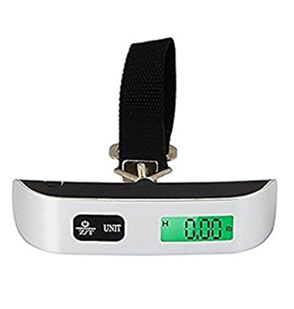IGADG- MAKING LIFE SIMPLE Kitchen and Luggage Weighing Scale with LED Display (Silver, 50 kg)