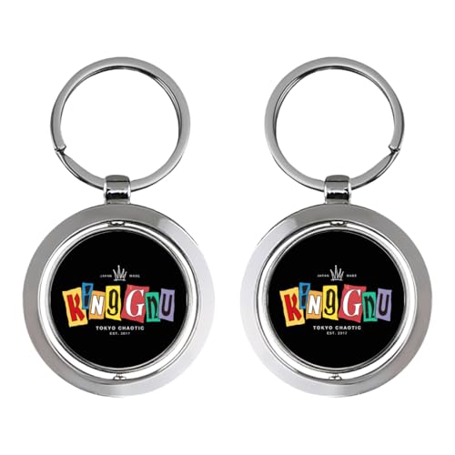 [BMMIMM] �L�[�z���_�[ �ی^ ��]�� King Gnu �t�H�g�P�[�X ���^���� 360�x��] �R���p�N�g �y�� �����^�ѕ֗� �ϋv�� �L�Y�h�~ �V���v���f�U�C�� �j�����p