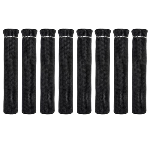 Parliky 8 piezas Funda Protectora Resistente al Calor para Bota de Bujía Cubierta Aislante de Fibra de Vidrio para Cables de Escape Protector Térmico para Cables de Automóviles y