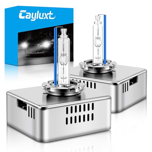 Cayluxt D5S Xenon HID Headlight Bulbs, 35W 8000K Ice Blue White High Low Beam Replacement, Pack of 2