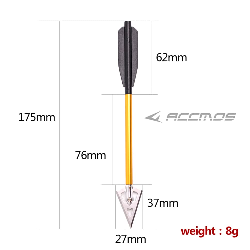 Frecce Per Balestra ELONG OUTDOOR - Alluminio, Punta Acciaio, 6.3 Pollici, Per Caccia E Bersaglio - Foto 9
