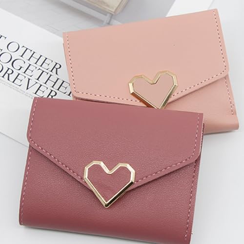 Functional PU Women Short Wallet Multiple Card Slots and Coin Pocket4