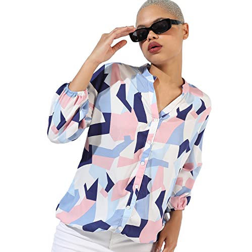Image of Campus Sutra Women's Cotton Regular Fit Tops