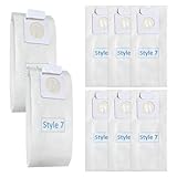 8 Pack Style 7 Vacuum bags Compatible with Bissell Upright Vacuum Cleaners, Part 32120,1739,71Y7,3545,3550,3554 Series, Replace Part # 32120