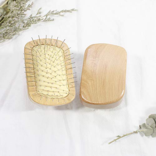 Smavles Spazzola Antistatica 2 Pezzi Pettine Legno...