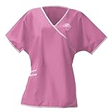 Scrub Dudz Women's Scrub Top, Jacksonville Jaguars, Pink