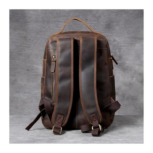 Mochila de cuero ergonómica para portátil que evita el dolor en tus viajes 4