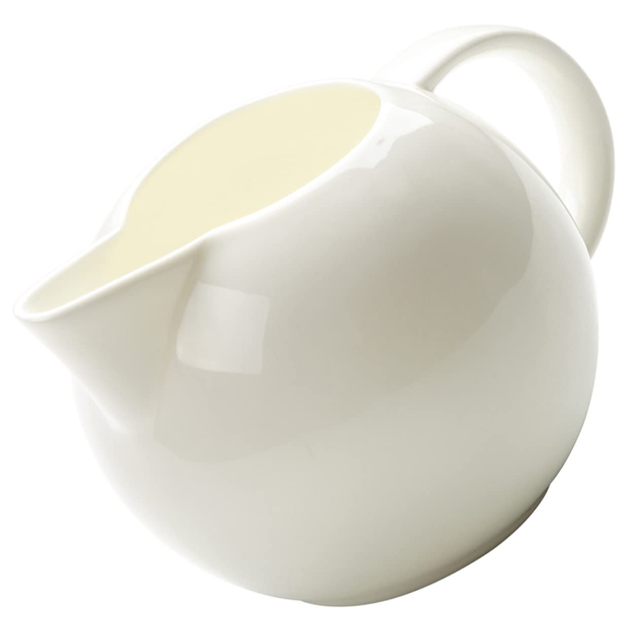 CIYODO Ceramic Milk Jar Corkscrews Wine Bottle Opener Creme De Menthe Syrup Soy Sauce Dispenser Terrarium Sauce Serving Pitcher Gravy Pitcher Coffee Milk Jugs Kettle Ceramics White