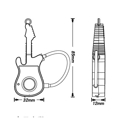 Cadenas à empreinte digitale intelligent noir 8.5cm pour casier