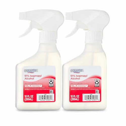 Isopropyl Alcohol 91% Spray Bottle, 10 fl oz Each (2-Pack)