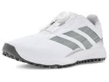 adidas Junior's CODECHAOS BOA Spikeless Golf Shoes, Footwear White/Iron Metallic/Silver Metallic, 5