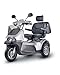 Afikim - Afiscooter S3 - Full Size Mobility Scooter - 3-Wheel - Metallic Silver