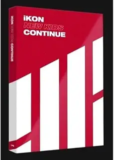 iKON - [New Kids Continue] アルバム Red Ver CD+88p PhotoBook+1p アコーディオンポストカード+1枚 フォトカード K-POP 密封