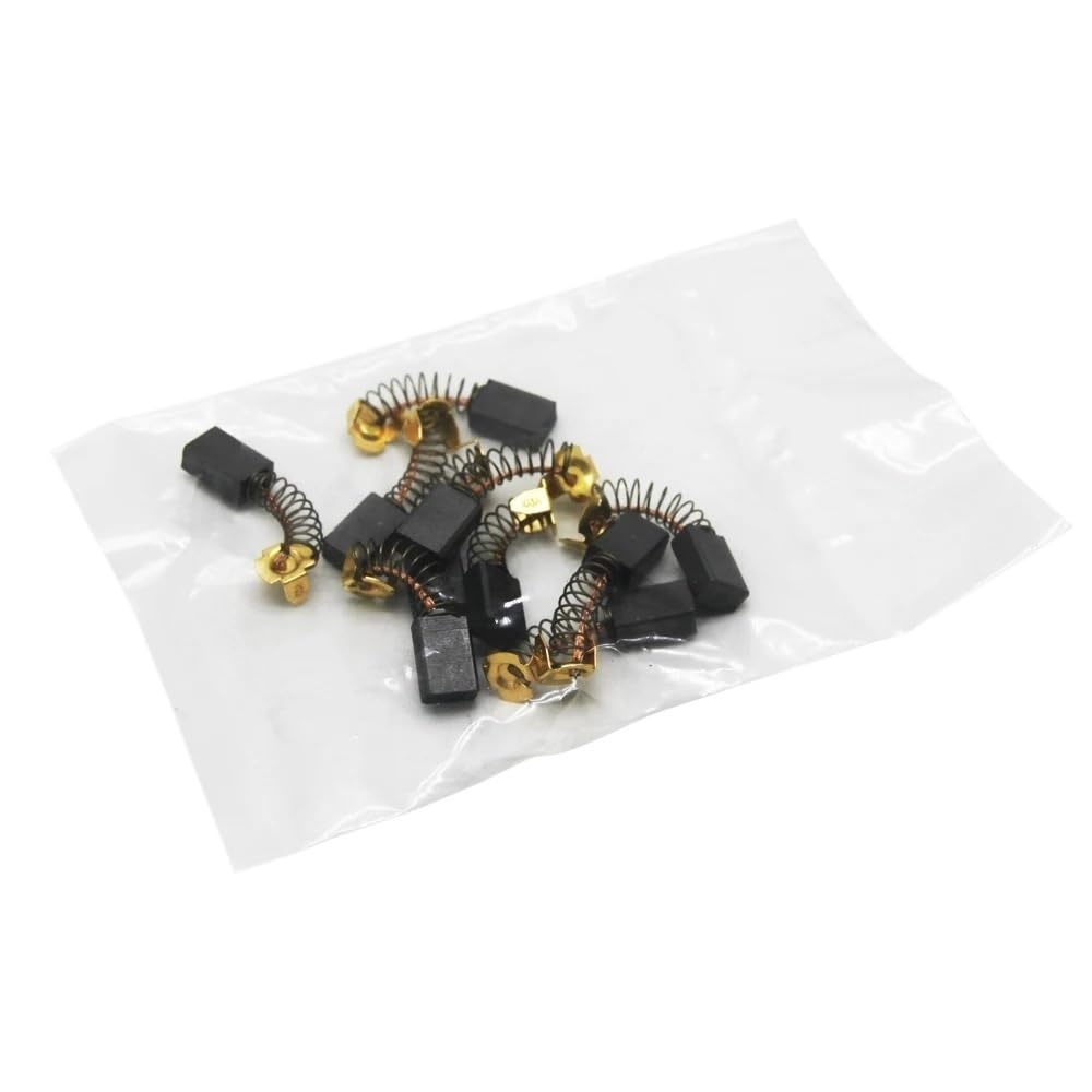 5 pares de escobillas de carbón CB100 CB103 6x10x15mm para herramientas eléctricas 1001 2106 4200N 5800N 9405N motores eléctricos piezas de repuesto