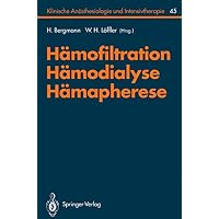 H&auml;mofiltration, H&auml;modialyse, H&auml;mapherese
