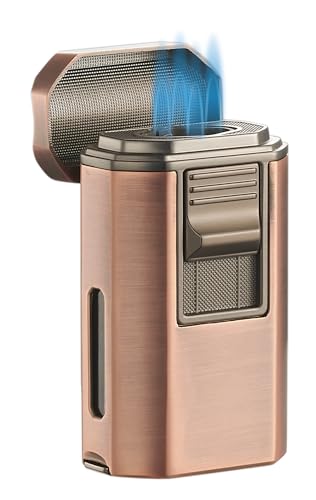 Encendedor Visol Quad Flame Butano con Cortador Integrado miniatura 1
