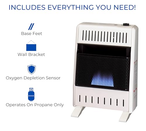 Procom ML100TBA-B Ventless Propane Gas Blue Flame Space Heater thumb #4