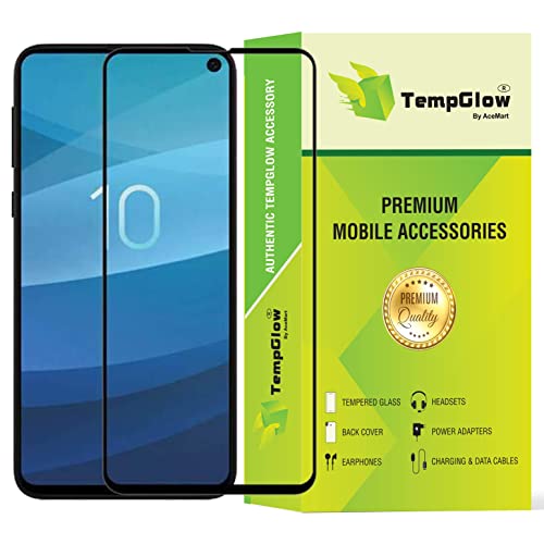 Image of Screen Protector for Samsung S10 Lite /Note 10 Lite (Black) Tempered Glass Edge-to-Edge 6D Screen Guard With Installation Kit