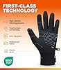 Benirap Winter Gloves for Men Women, Warm Touchscreen Winter Gloves Windproof Non-Slip for Cold Weather Running Cycling Black #1