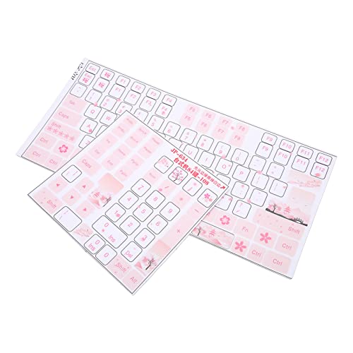 Pegatinas universales para teclado de computadora de escritorio miniatura 1