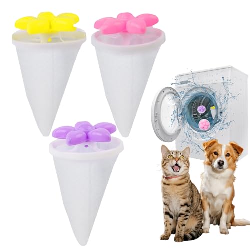 Upgraded Laundry Pet Hair & Lint Catcher (Petal Colors)