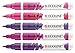 Ecoline Liquid Watercolor Brush Pen, Set of 5 - Violet (11509910)