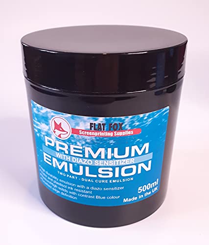 Serigrafía Foto Emulsión y Sensibilizador Diazo - Flat Fox (500ml) Cover