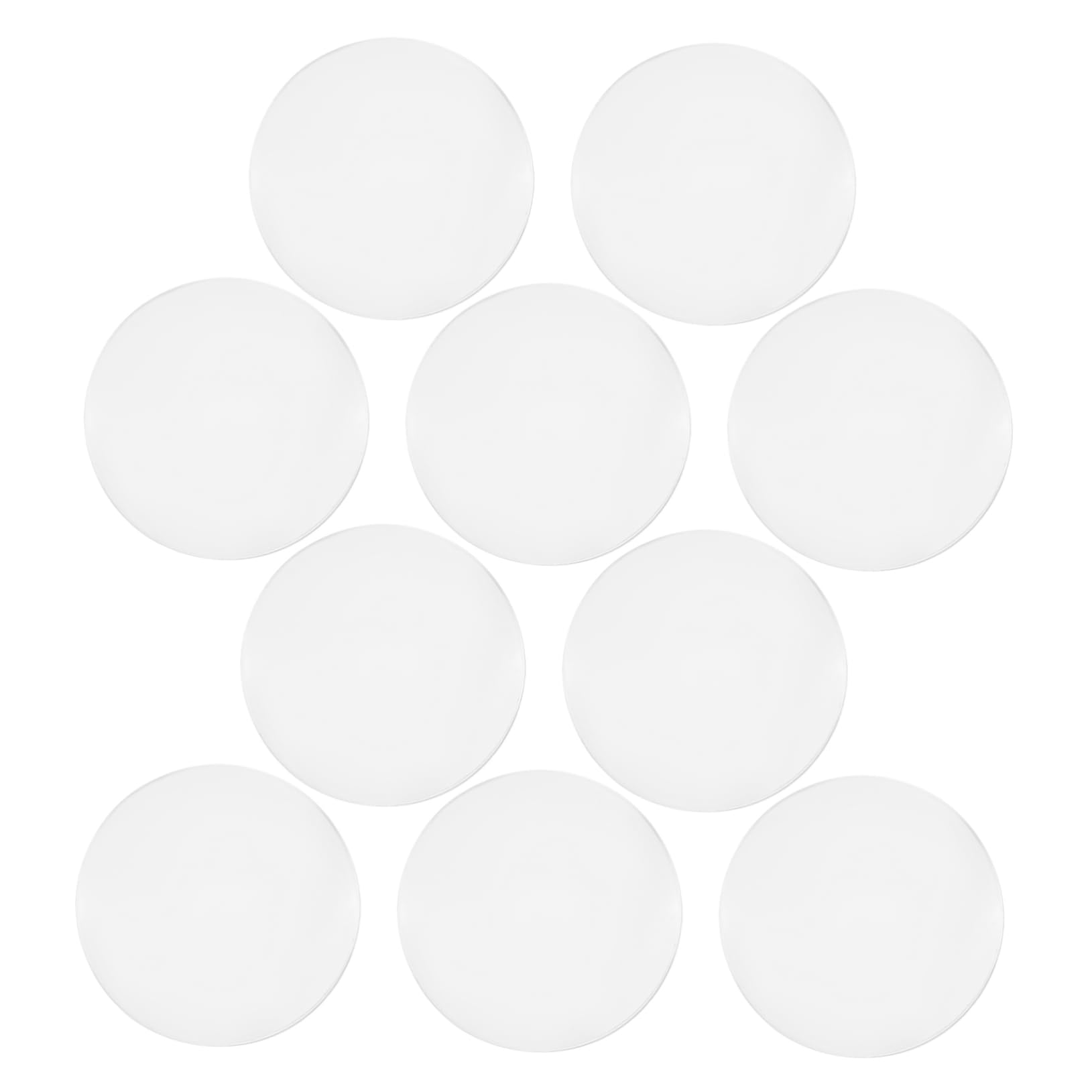 FRCOLOR 10pcs Optical Acrylic Lens DIY Handheld Magnifier for Optical Experiment Science Classroom Optics Kits Physics Demonstration Equipment