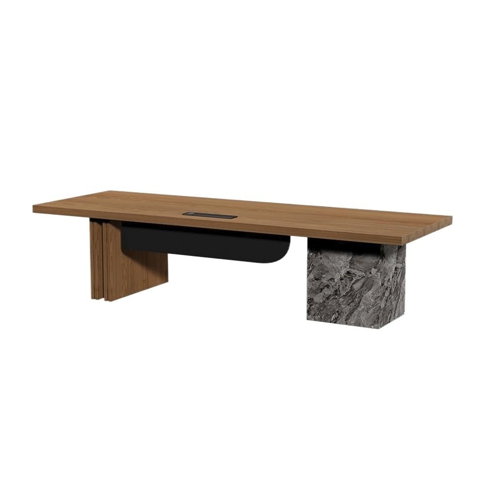 CHICKEN Computer Desk Solid Wood Desk Boss Home Study Computer Workbench Standing Desk