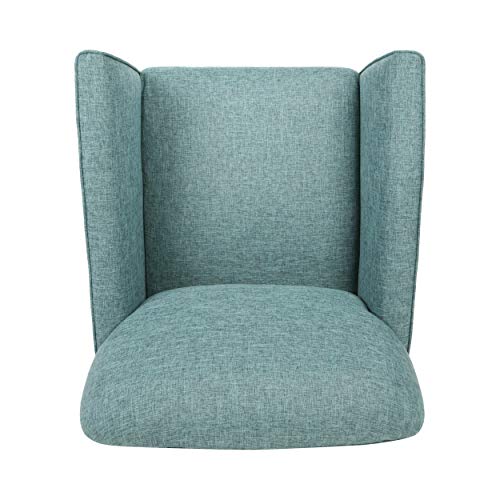 Christopher Knight Home Crew Traditional Tweed Armchair, Teal, Navy Blue - Image 9