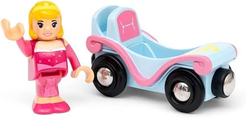 Miniatura 3 de BRIO - 33314 Disney Princess Sleeping Beauty & Wagon | Tren de juguete de 2 piezas para niños a partir de 3 años