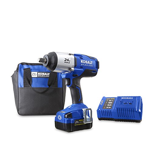 Kobalt 24-Volt Max-Volt 1/2-in Drive Cordless Impact Wrench (Item #672825) by Kobalt - Used condition - US$139.99