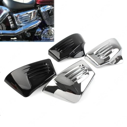 Couvercle batterie Shadow VT1100 cache chrome idéal pour les road trips - 7