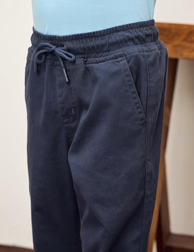 Image of Amazon Brand - Symbol Boy's Cotton Strechable Jogger | Elasticated Waistband and Cuff | Age 2-14 Years