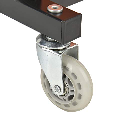 E041 Padded Creeper Seat With Onboard Storage, Rolling Tool Box Chair With Storage Rack And Drawers, Mechanics Roller Seat With Storage Drawers And 2-1/2" Swivel Casters, 300 Lb. Capacity #TOP5