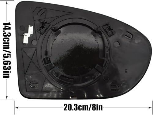 Verre de rétroviseur pour Nissan Qashqai Dualis J10 DCI 2007-2014 côté portière gauche droit