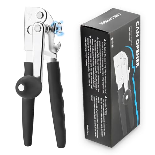 Heavy-Duty Stainless Steel Manual Can Opener with Handles