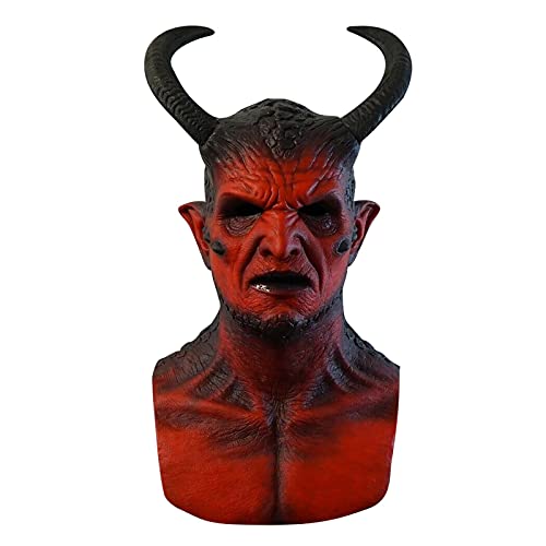 Diablo Latex Mask Red Demon Devil Satan Halloween Cosplay Costume Props Diablo Latex Mask Red Demon Devil Satan Halloween Cosplay Costume Props