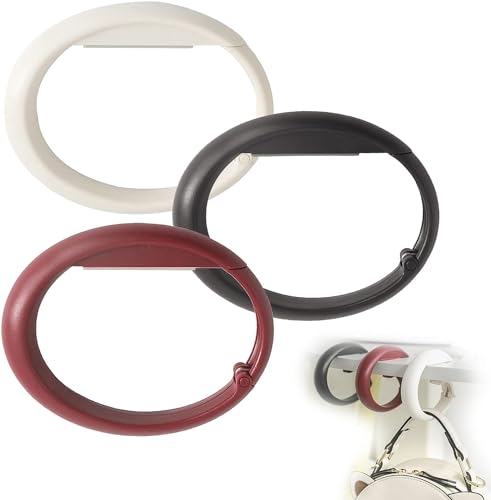 Norhogo 3 soportes para bolsos de mano para mesa, soporte de mesa portátil, gancho plegable para bolsos para mesas, ganchos plegables para billeteras, ganchos para mujer de cafés restaurantes