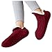 ALCRISP Chausson Chaussette Polaire Femme Épaisse Tricot Chaude Hiver Anti-dérapantes Pantoufle Thermiques Chauds Douillets Noel Cadeau Chaussettes de Sol rembourrées en Peluche