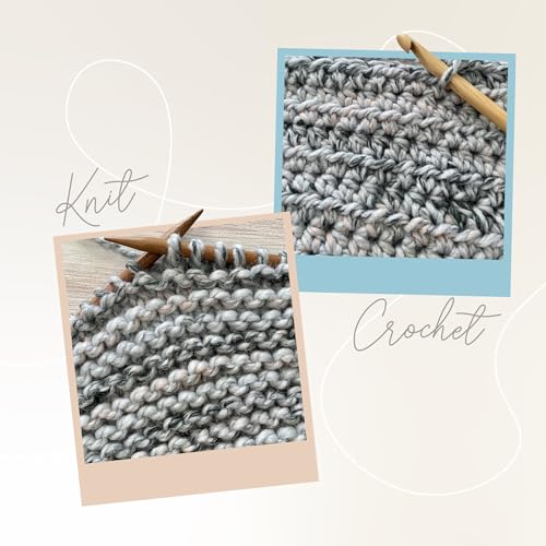 Lion Brand Yarn Wool-Ease Thick and Quick Yarn, Soft and Bulky Yarn for Knitting, Crocheting, and Crafting, 1 Pack, Charcoal