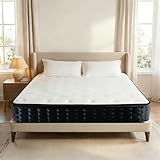 KOZFULE Colchón Individual Plus (100x190 cm) Híbrido - Memory Foam + Resortes Independientes, 25cm de Altura,...